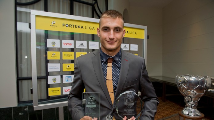 Najlepší hráč sezóny Matúš Bero z AS Trenčín