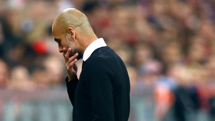 Tréner Bayernu Mníchov Pep Guardiola.