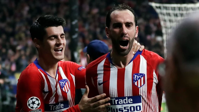 Fanúšikovia Atlética Madrid oslavujú triumf v prvom osemfinále LM proti Juventusu Turín.