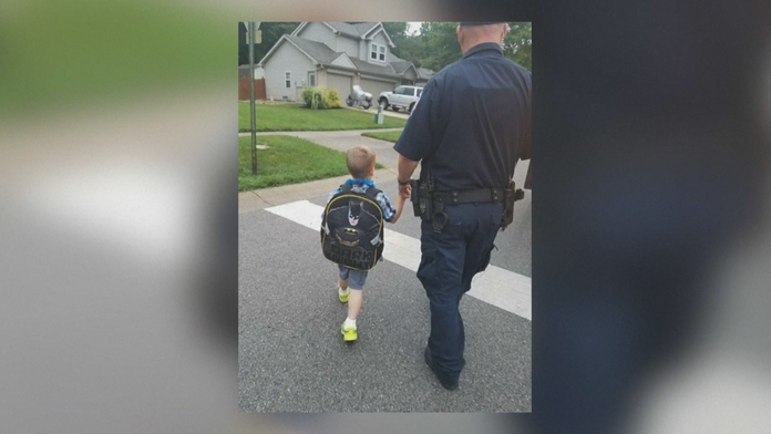 Policajt Aaron Allan sprevádzal syna do škôlky a potom ho zabili