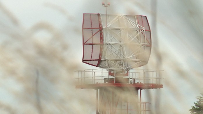 Vojenský radar.