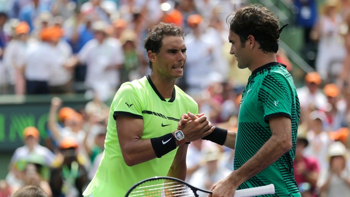 Súboj dvoch velikánov. Federer zdolal v Miami Nadala.