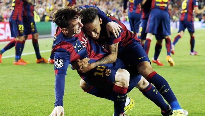 Lionel Messi a Neymar.