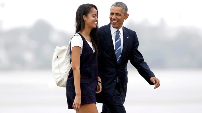 Staršia z dcér amerického prezidenta Baracka Obamu Malia.