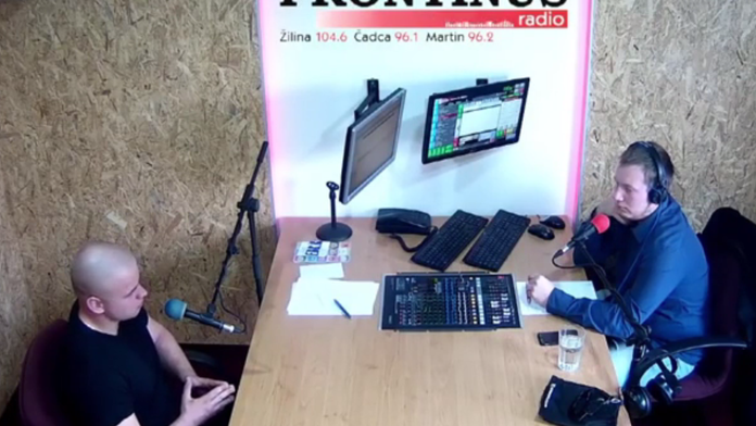 Milan Mazurek v rádiu Frontinus