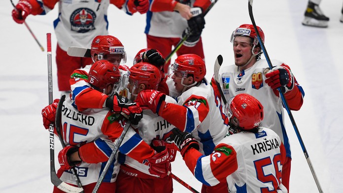 Radosť hráčov Liptovského Mikuláša.