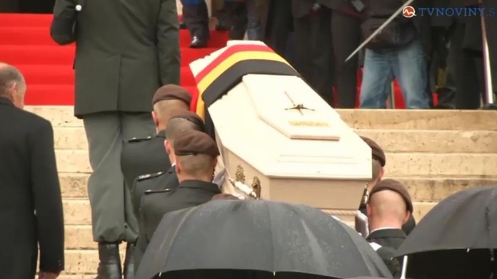 Pohreb belgickej královnej.