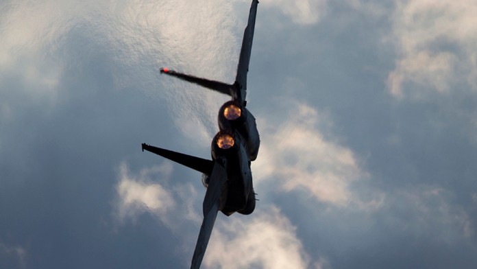 Izraelské lietadlo F-15.