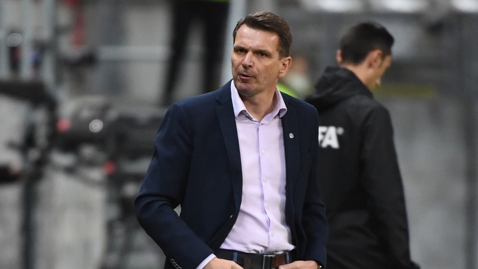 Tréner slovenskej futbalovej reprezentácie Štefan Tarkovič.
