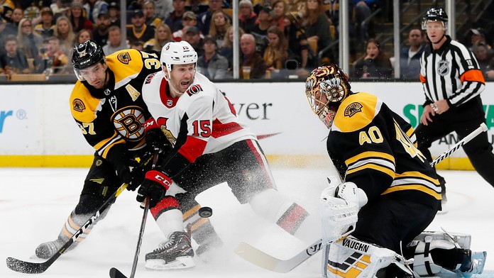 Zo zápasu Boston - Ottawa.