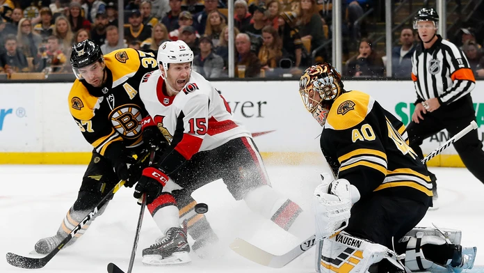 Zo zápasu Boston - Ottawa.