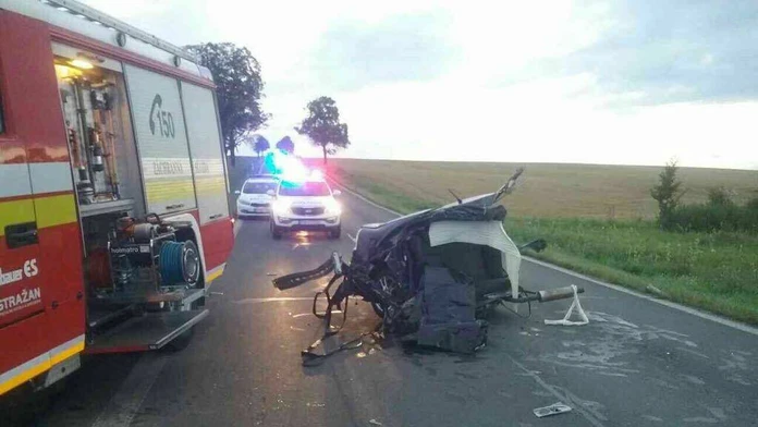 Nehoda auta so 4 ľuďmi pri Spišskej Belej