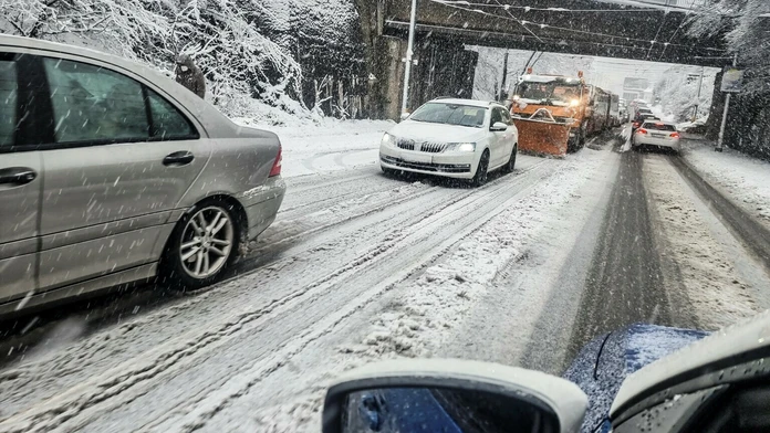 Takto to vyzeralo dnes na bratislavských Kramároch.