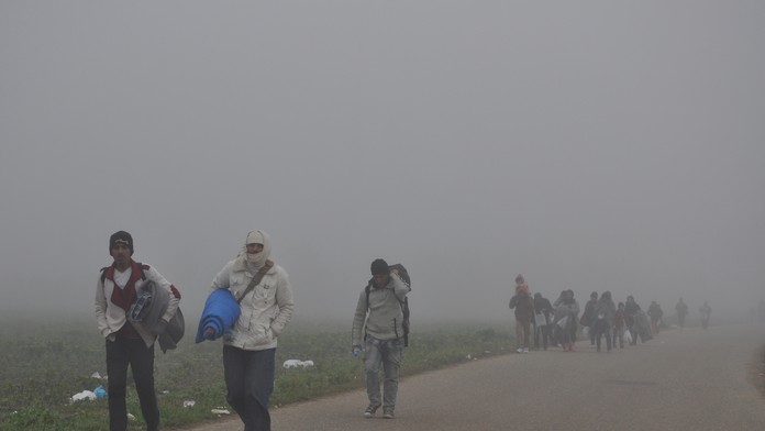 Migranti na srbsko-chorvátskych hraniciach