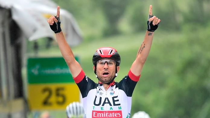 Talian Diego Ulissi sa raduje z triumfu v 5. etape pretekov Okolo Švajčiarska.