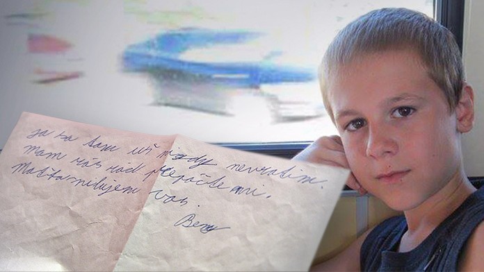 Benjamín Tomčik a jeho list na rozlúčku.