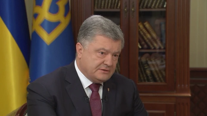 Ukrajinský prezident Petro Porošenko.