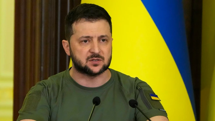 Ukrajinský prezident Volodymyr Zelenskyj.