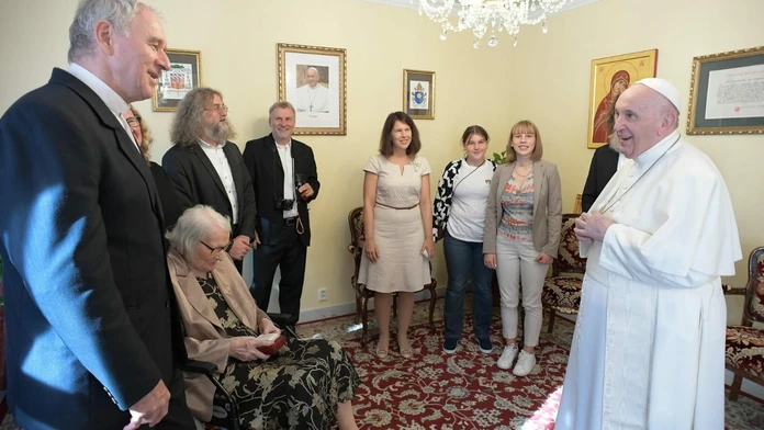 Robert Bezák a pápež František