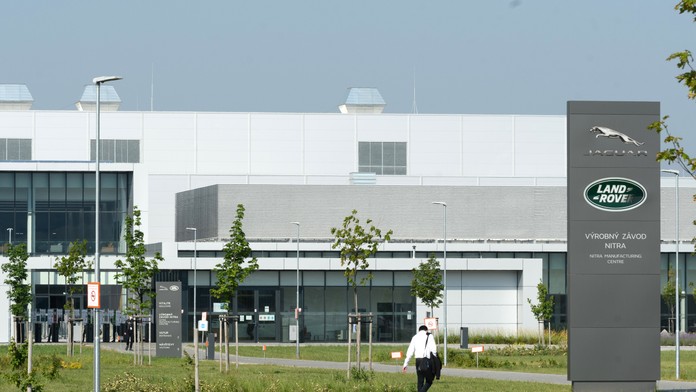 Spoločnosť Jaguar Land Rover Slovakia.