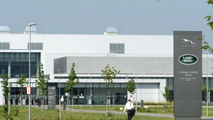 Spoločnosť Jaguar Land Rover Slovakia.