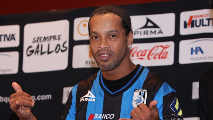 Brazílsky futbalista Ronaldinho.