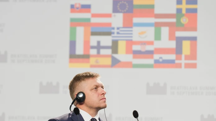 Predseda vlády Robert Fico na samite v Bratislave