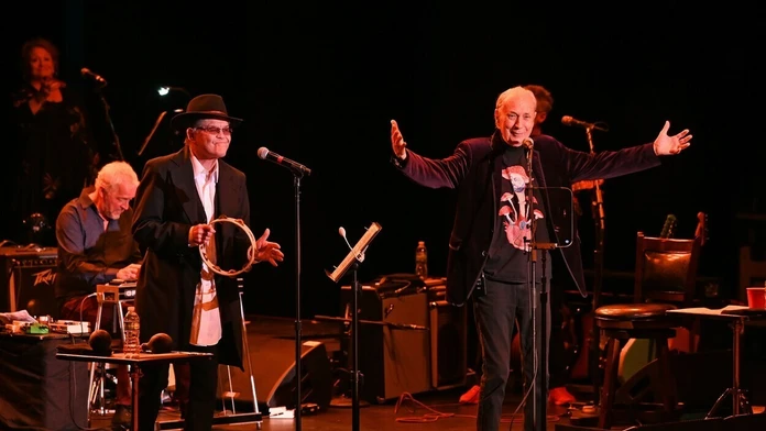 Michael Nesmith (na snímke vpravo) na 55. Anniversary Farewell Tour na Floride