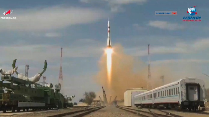 Ruská raketa typu Sojuz odštartovala na ISS