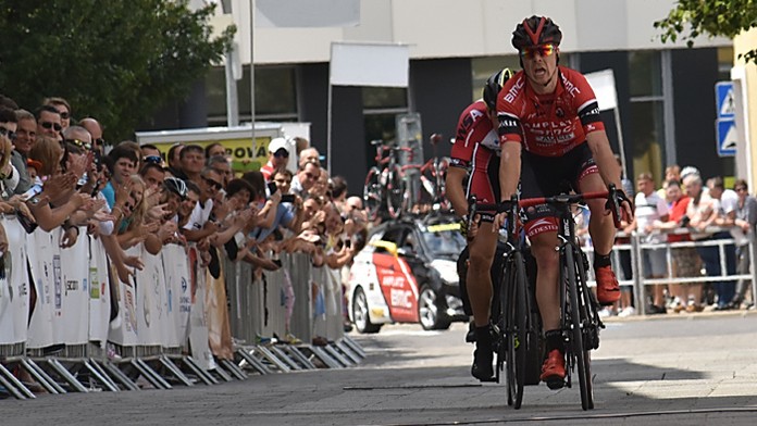 Slovinský cyklista Jan Tratnik na archívnej snímke.