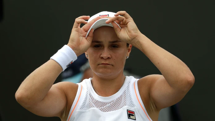 Tenistka Carla Suarezová Navarrová v osemfinále Wimbledonu.