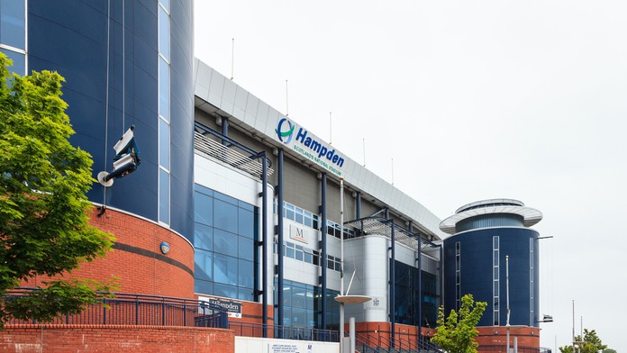 Glasgowský štadión Hampden Park.