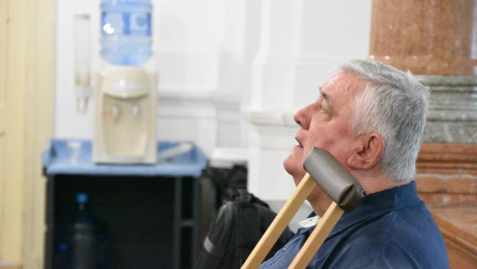 Ján Slota na Špecializovanom trestnom súde.