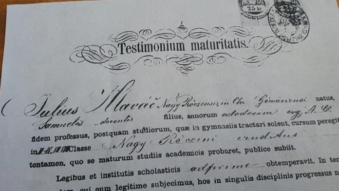Maturita pred 150 rokmi.