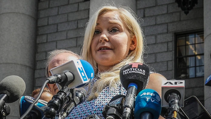 Virginia Giuffreová na archívnej snímke z 27. augusta 2019.
