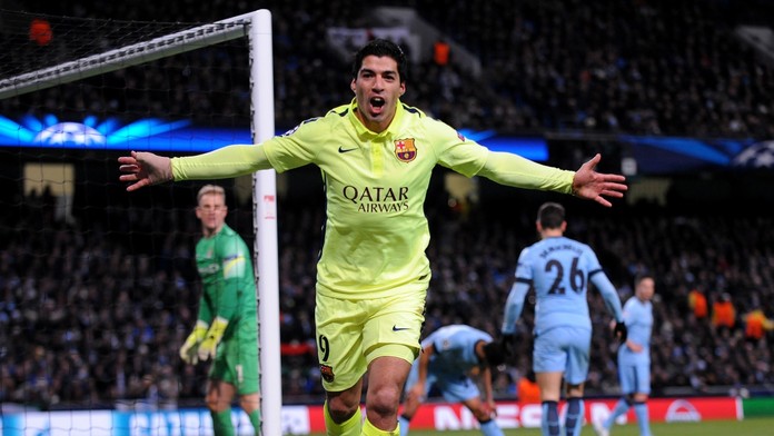 Hráč Barcelony Luis Suarez