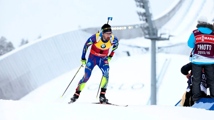 Francúzsky biatlonista Martin Fourcade. 