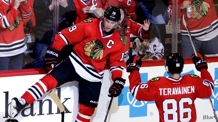 Kapitán Chicago Blackhawks Jonathan Toews
