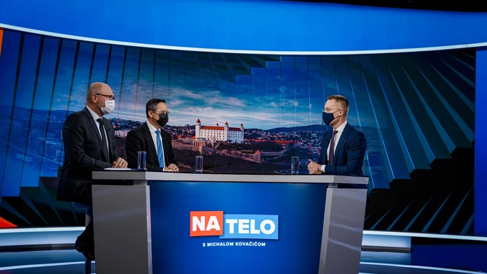 Richard Sulík a Ladislav Kamenický hosťami Michala Kovačiča v Na telo.