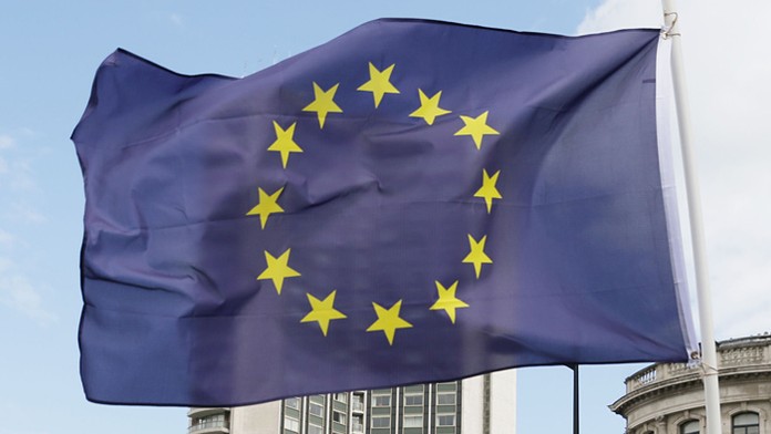 Vlajka EÚ.