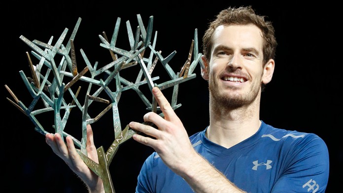 Andy Murray triumfoval na turnaji ATP Masters 1000 v Paríži. 