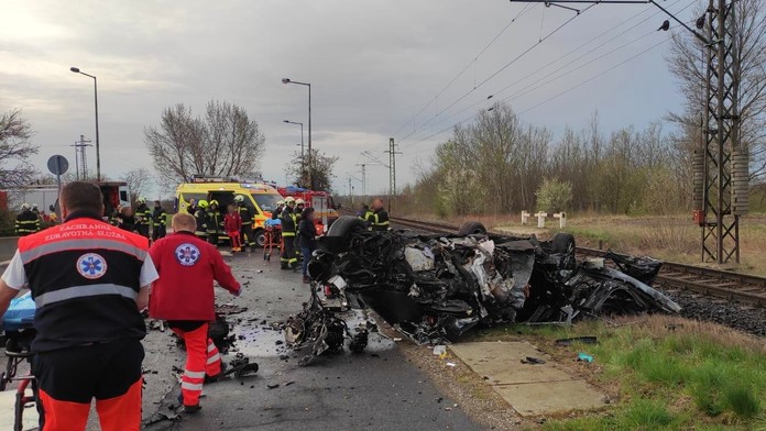 Nehoda pri obci Rajka.