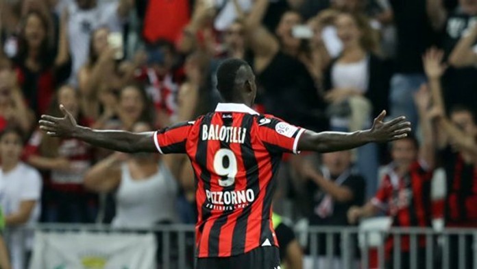 Mario Balotelli v drese Nice.