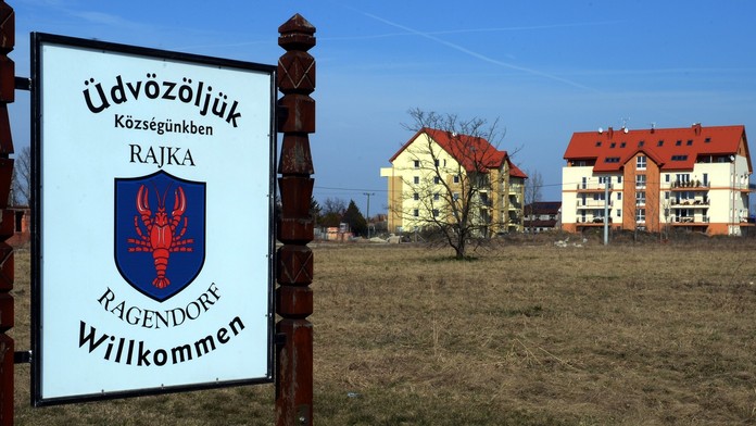 Maďarská prihraničná obec Rajka