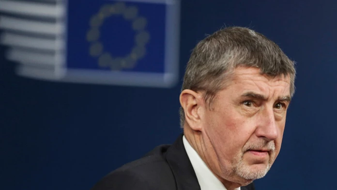 Český premiér v demisii Andrej Babiš. 