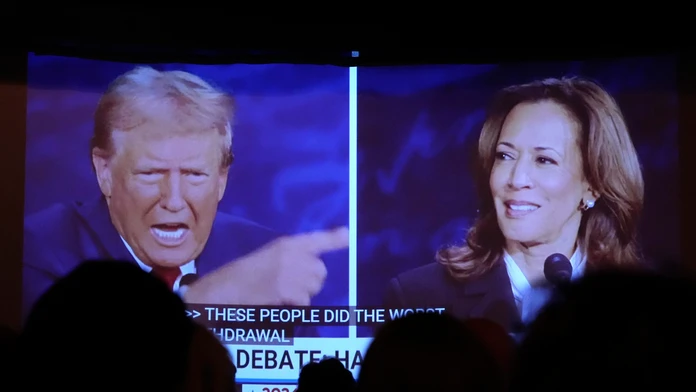 Predvolebná debata Donalda Trumpa a Kamaly Harrisovej