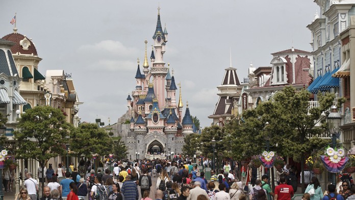 Disneyland na archívnej snímke.