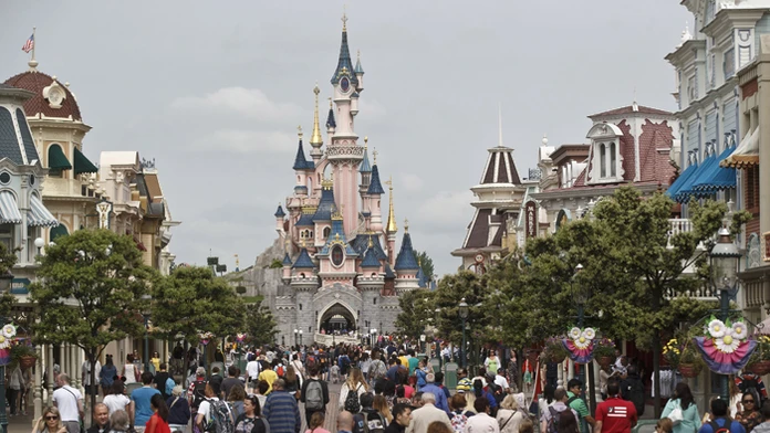 Disneyland na archívnej snímke.