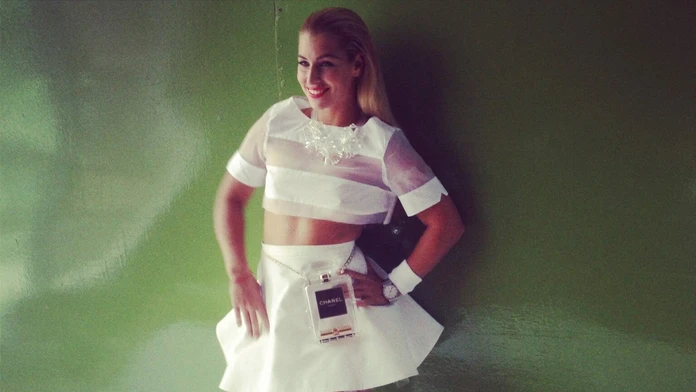 Dominika Cibulková na fotení