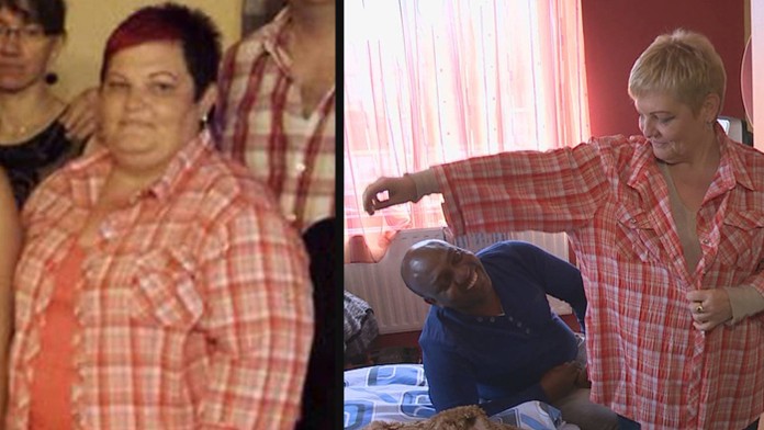 Edita Anthony pred a po schudnutí.